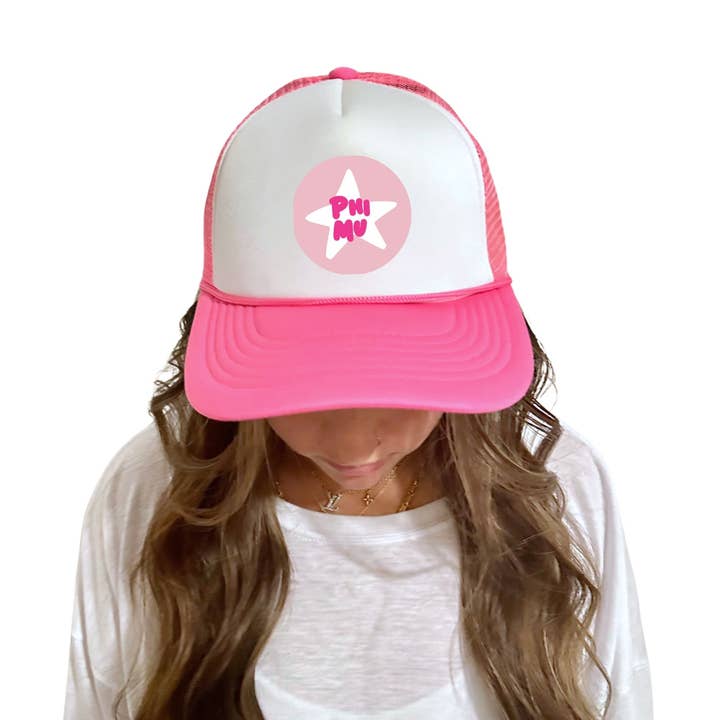 Sarahndipity Shop - Wholesale Trucker Hat - Women's - Sorority 2-Tone Trucker Hat - Choose your Design/Pattern2