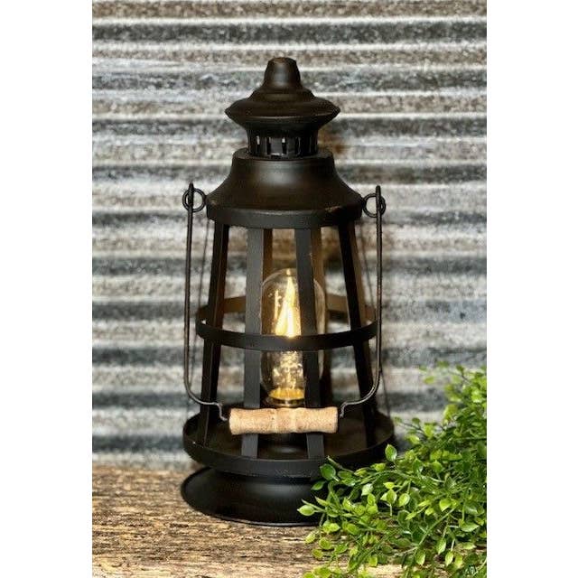 DNS Designs - Wholesale Lantern - Black Distressed Colonial LED Lantern