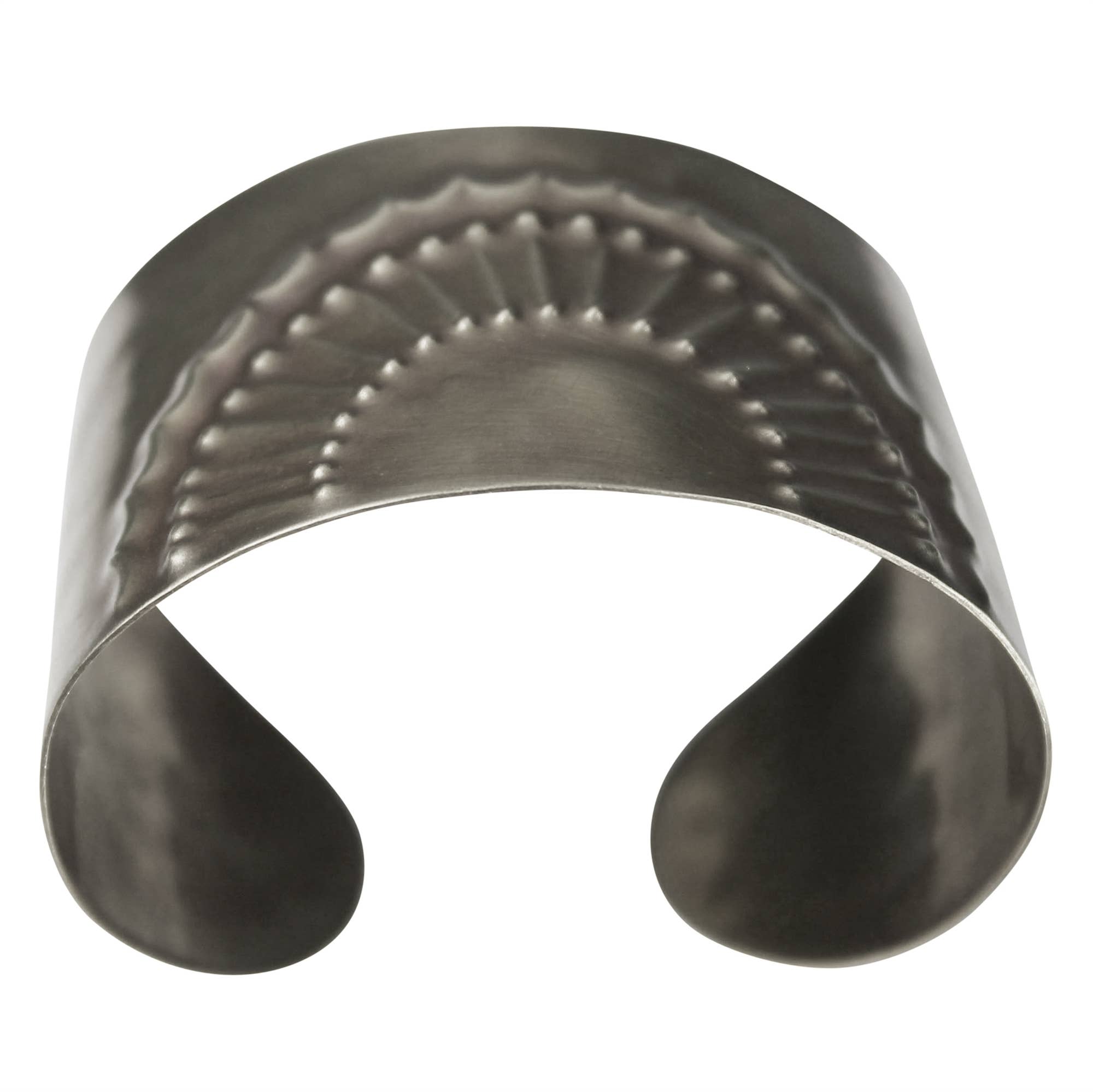 Silver Obara Cuff, Silver, Sunburst for wholesale on Faire1
