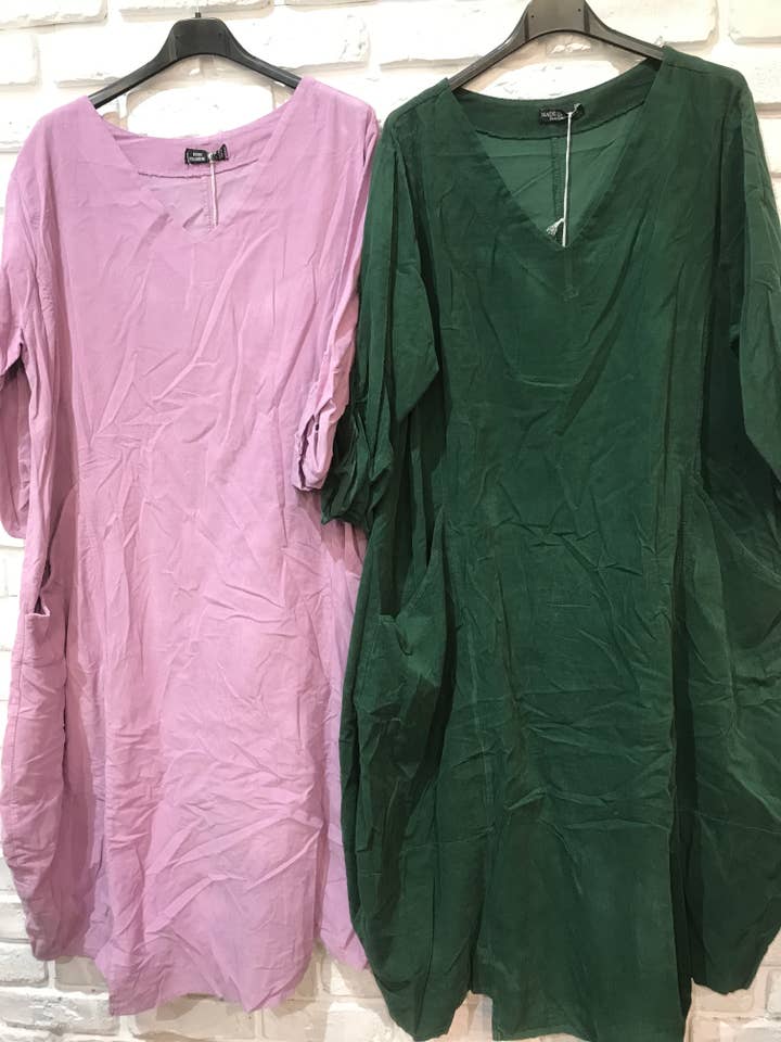 la maison des fibres naturelles - Venta al por mayor Vestido - Mujer - vestido de pana 772 100%algodón10