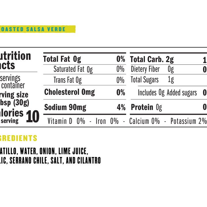 Sobremesa Mole & Salsas - Wholesale Salsa - Roasted Salsa Verde1
