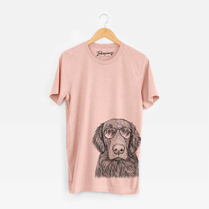 Inkopious - Wholesale Screen Printed T-Shirt - Women's - Pippin the Flat Coated Retriever - Bella Canvas Unisex Crewneck8