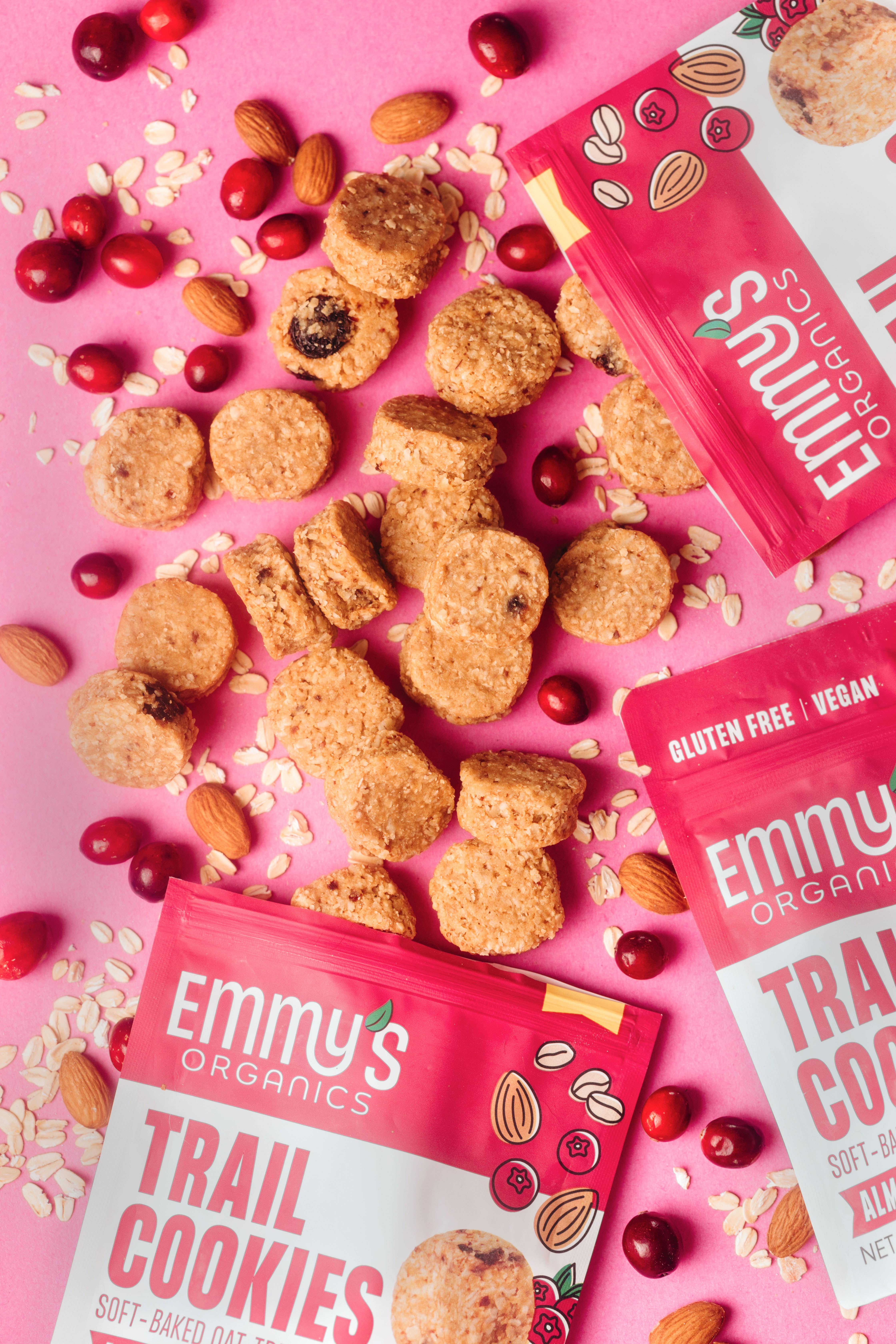 Emmy's Organics - Wholesale Cookie - Almond Cranberry Trail Cookies 4oz Master Case (24 units)2