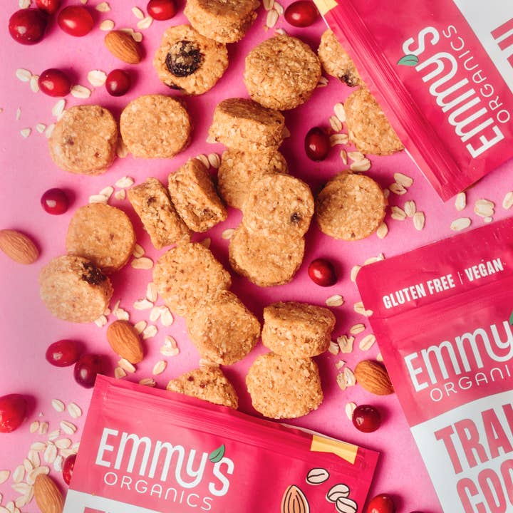 Emmy's Organics - Wholesale Cookie - Almond Cranberry Trail Cookies 4oz Master Case (24 units)2