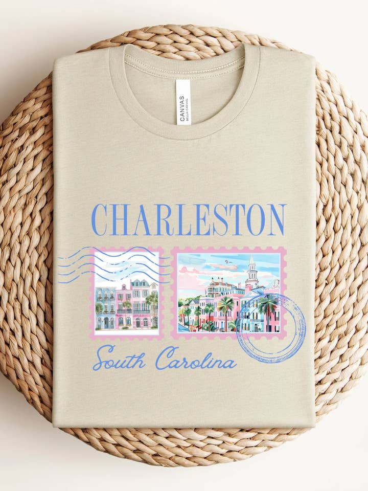 Charleston South Carolina T-Shirt oder Rundhals-Pullover für den Großhandel von Jolene's Boutique