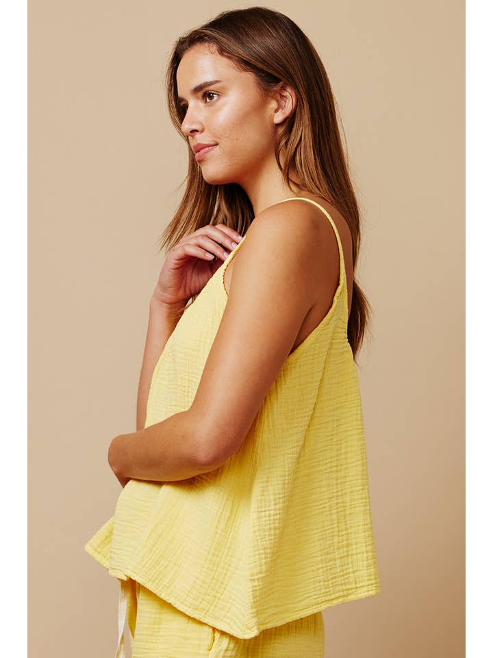 9seed - Wholesale Tank Top - Women's - PLAYA tank top in lightweight gauze3