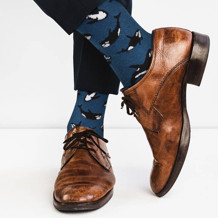 Real Sic - Wholesale Socks - Unisex - Orca / Killer Whale Socks - Comfy Cotton for Men & Women2