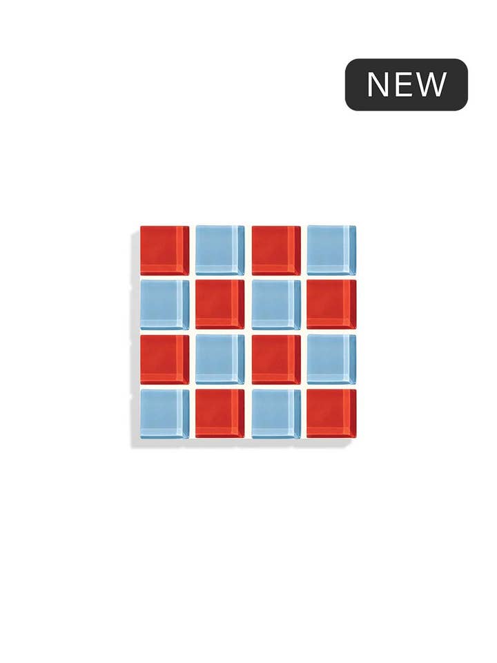 GLASS TILE COASTER - A Love Letter for wholesale by Subtle Art Studios