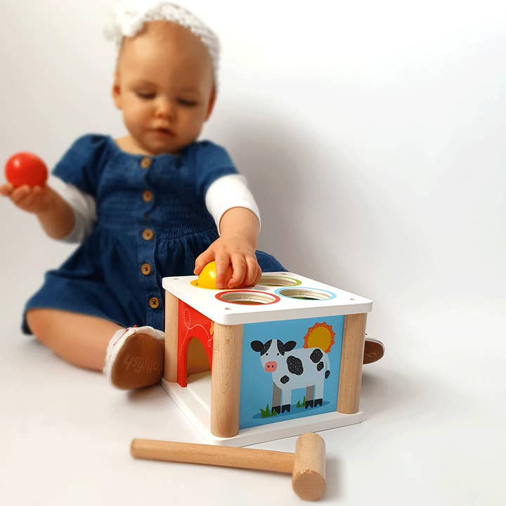 Bigjigs Toys - Wholesale Wood Toy - Kids - Tap Tap Ball2