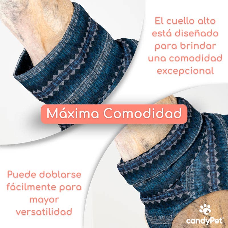 candyPet - Wholesale Pet Sweater - Dog - Acrylic Wool Jersey GALGO - ETHNIC4