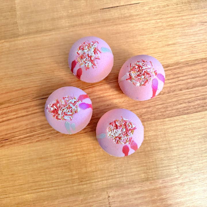 Suave Soaps - Wholesale Bath bomb/fizz - Pink Mimosa Goat Milk Bath Bomb1