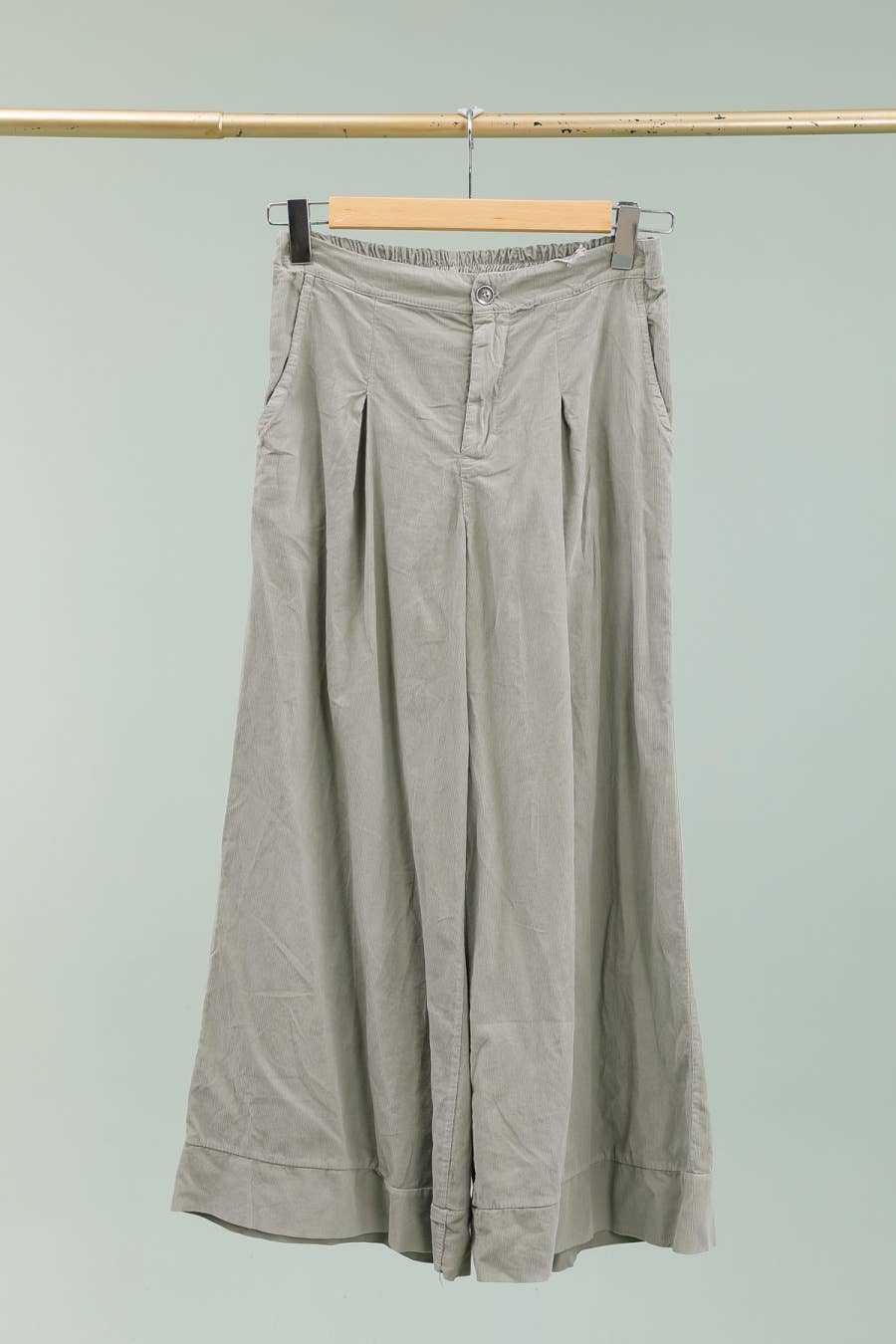 la maison des fibres naturelles - Venta al por mayor Pantalones - Mujer - Pantalón de pinzas de terciopelo 6595 100% algodón0