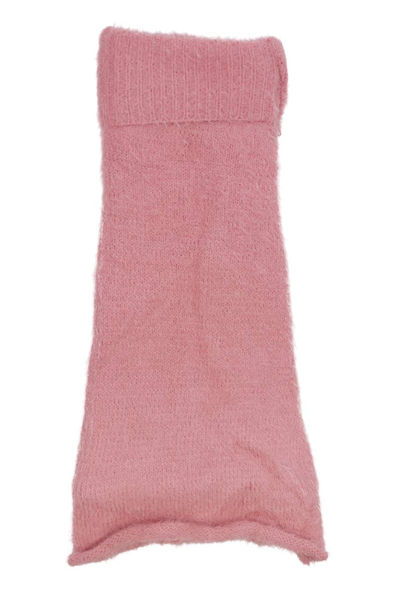 ASSORTED Fuzzy Flared Baggy Knitted Y2k Leg Warmers for wholesale on Faire4