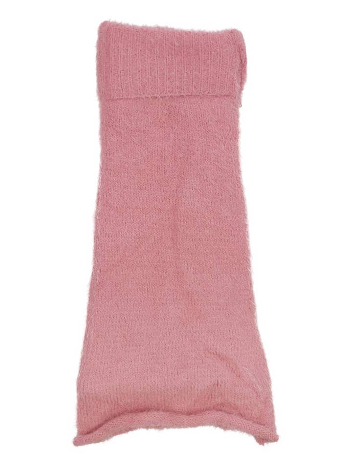 ASSORTED Fuzzy Flared Baggy Knitted Y2k Leg Warmers for wholesale on Faire4