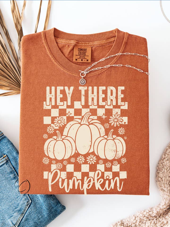 CMD Wholesale - Wholesale T-Shirt (Graphic) - Unisex - Hey There Pumpkin Graphic Tee