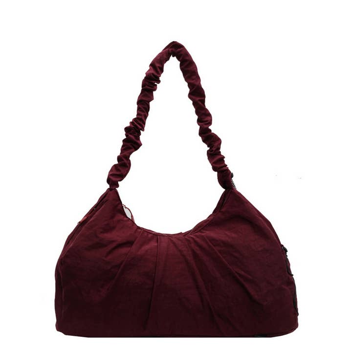 ACCITY - Wholesale Shoulder Bag - Women's - ARTISTIC SIMPLE PLEATED HANDBAG_CWAB3266