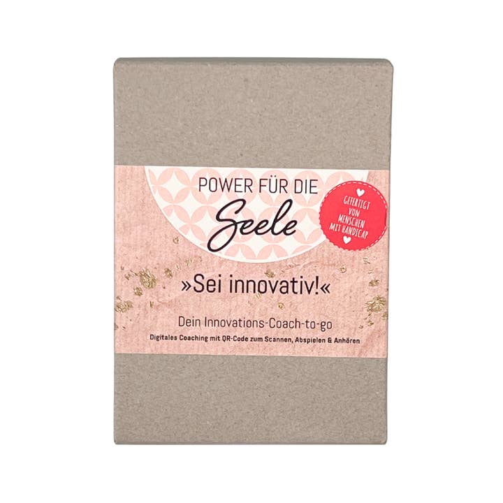 Power for the soul - be innovative! Your innovation coach to go for wholesale by Wunderle GmbH