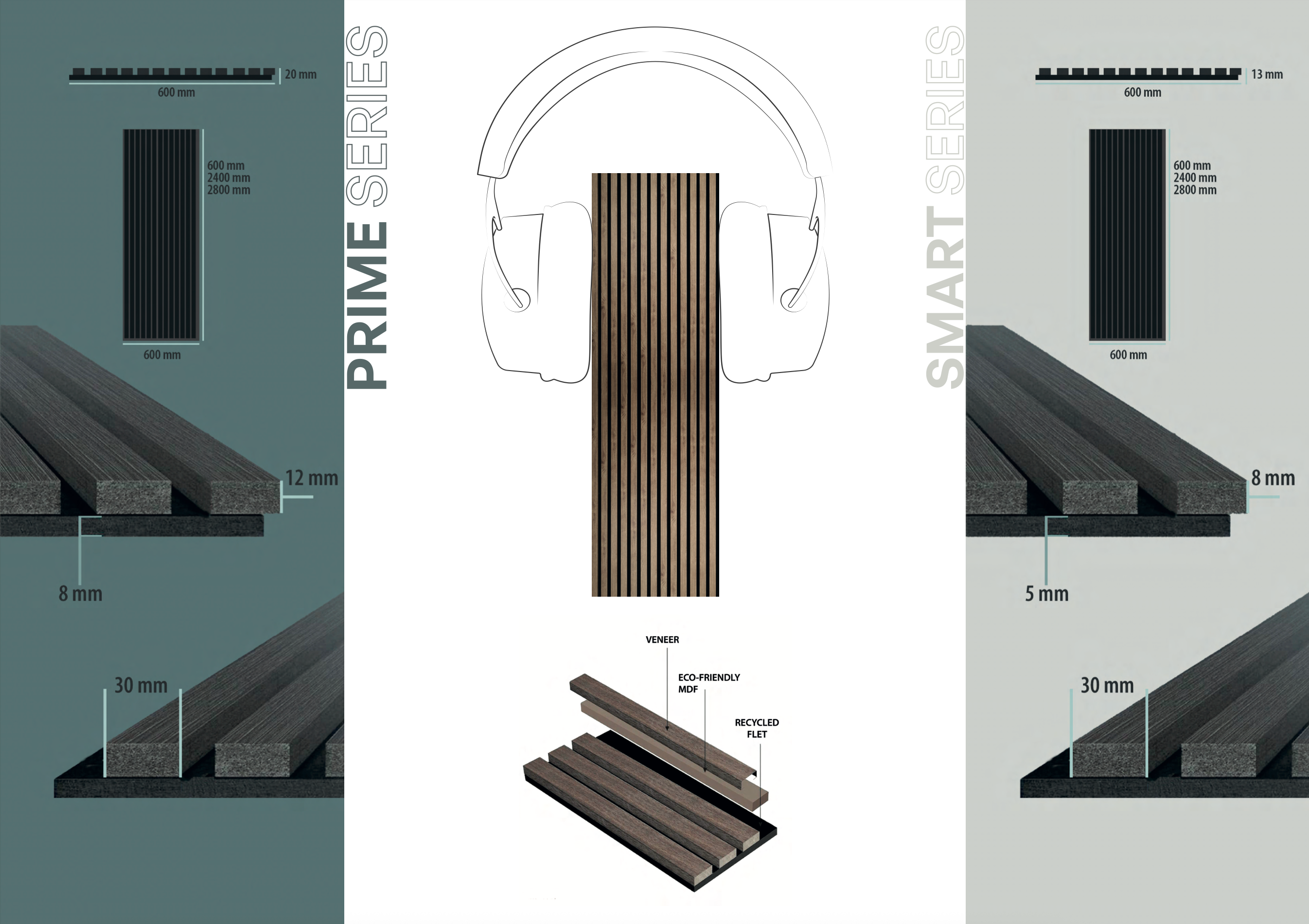 Walloro Luxury Embossed Wallpaper - Wholesale Decoratief paneel - Tan Oak akoestisch wandpaneel | natuurlijke houten latten geluidsabsorberende panelen6