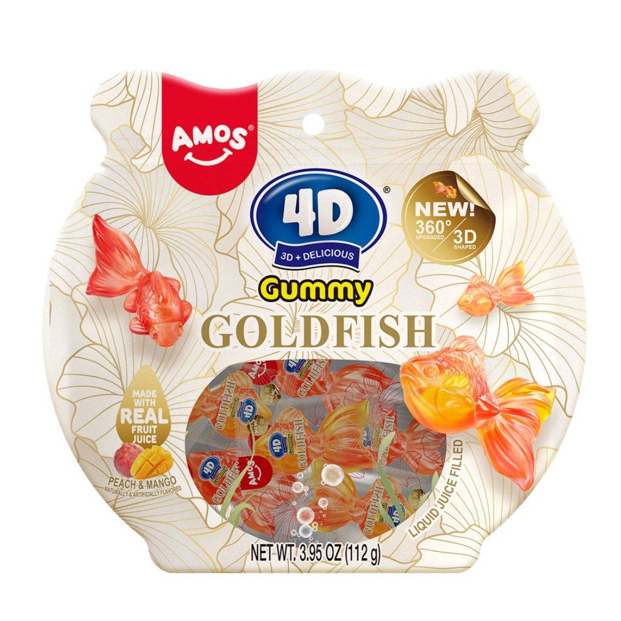 Shop The King - Wholesale Gummy - Amos Gummy Lucky Fish 3.95 oz0
