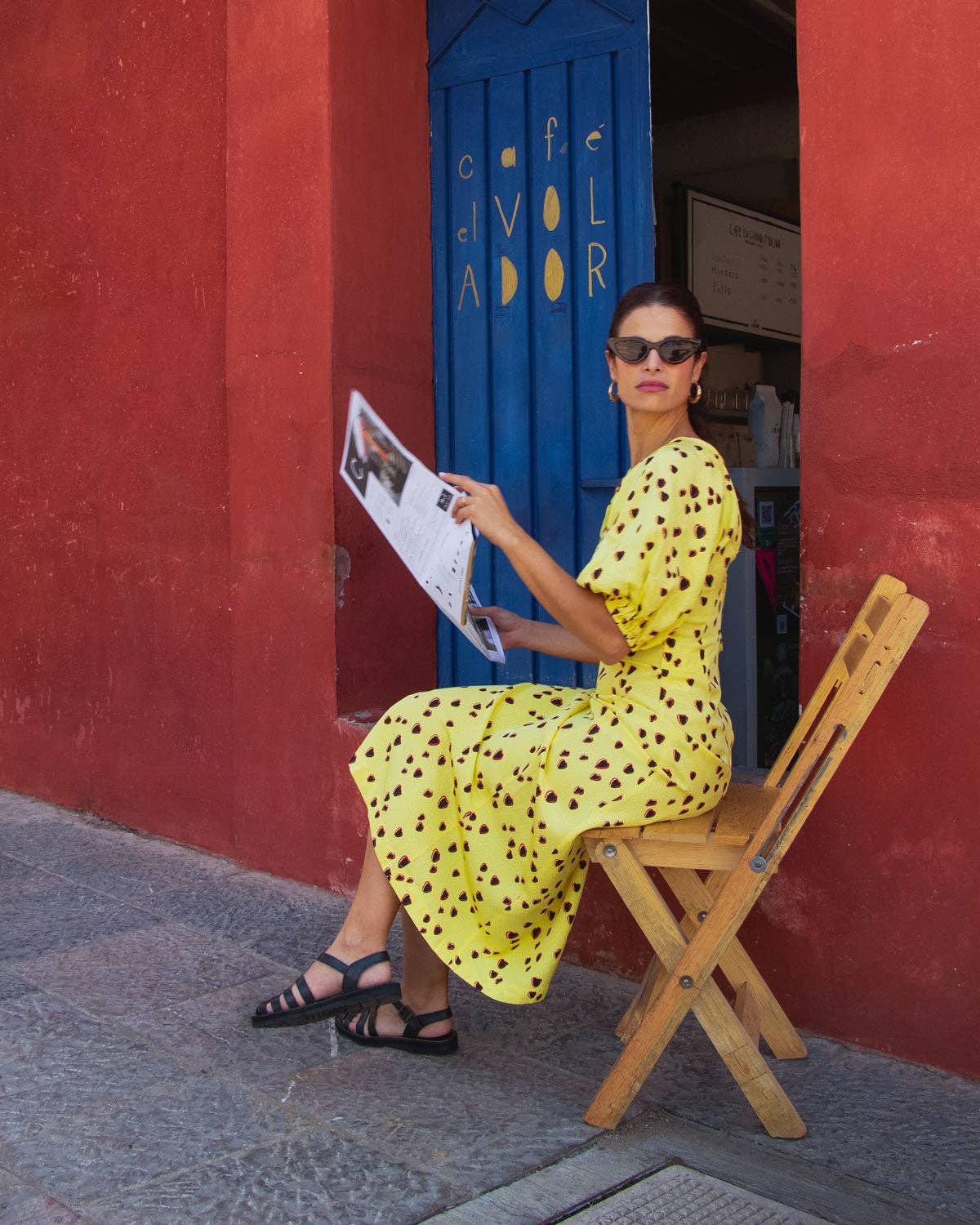 Mexas EU - Wholesale Sandals - Women's - CHILAQUILES NEGRO - Comfortable black leather caged sandal3