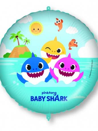 BABY SHARK MYLAR BALLOON for wholesale by Mis Globos