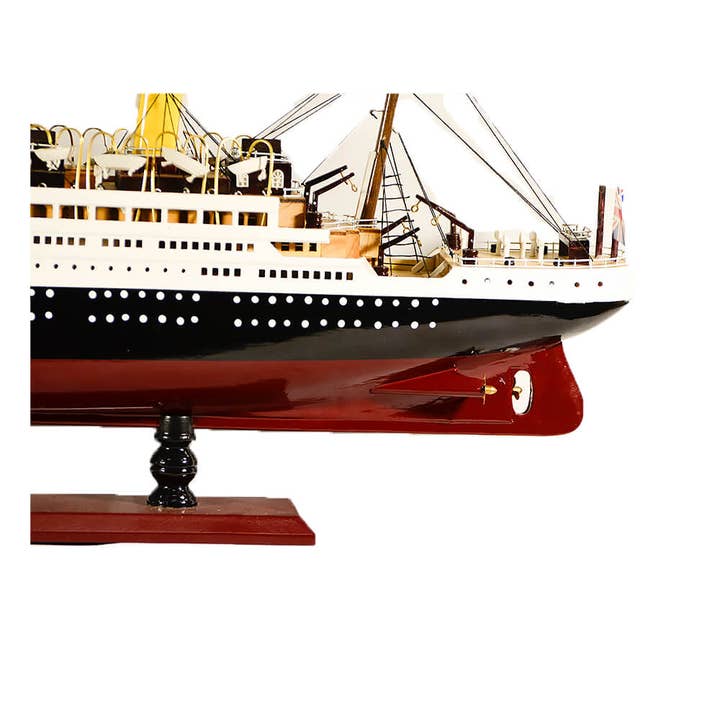 Bateau décoratif en bois Titanic 80cm pour la vente par giftland