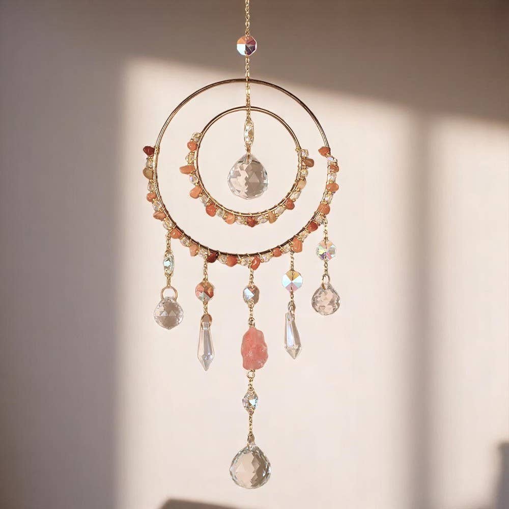 Crystolver (We Cover All Import Fees) – wholesale Suncatcher – Round Crystal Pendants Suncatcher Hanging1