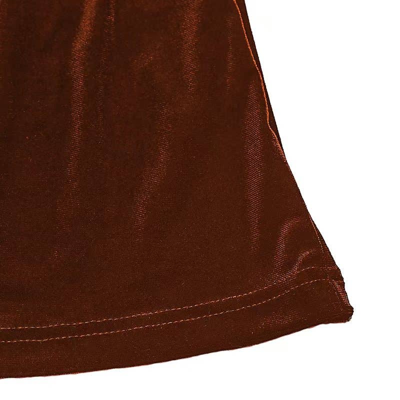 The Moment Collection - Wholesale Dress - Women's - Charming Cutie Velvet Surplice Neck Relax Fit Mini Dress5