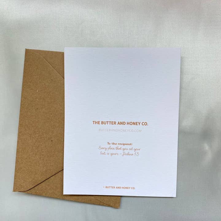 The Butter and Honey Co. - Wholesale Graduation Card - Christian Graduation Card, Inspirational Graduation Card