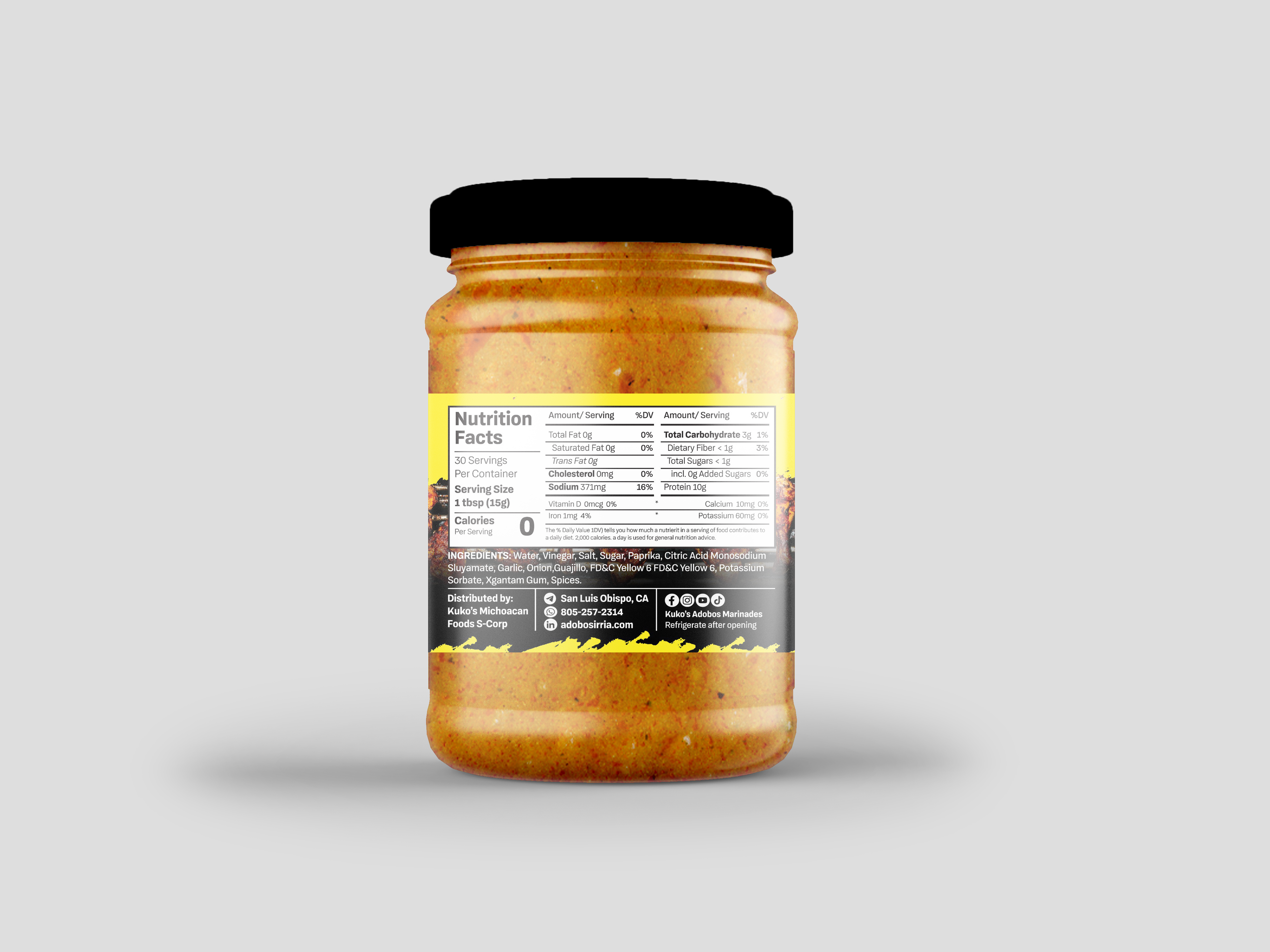 Kuko's adobos marinade sauce and seasoning - Wholesale Marinade - POLLO ASADO AMARILLO MARINADE1