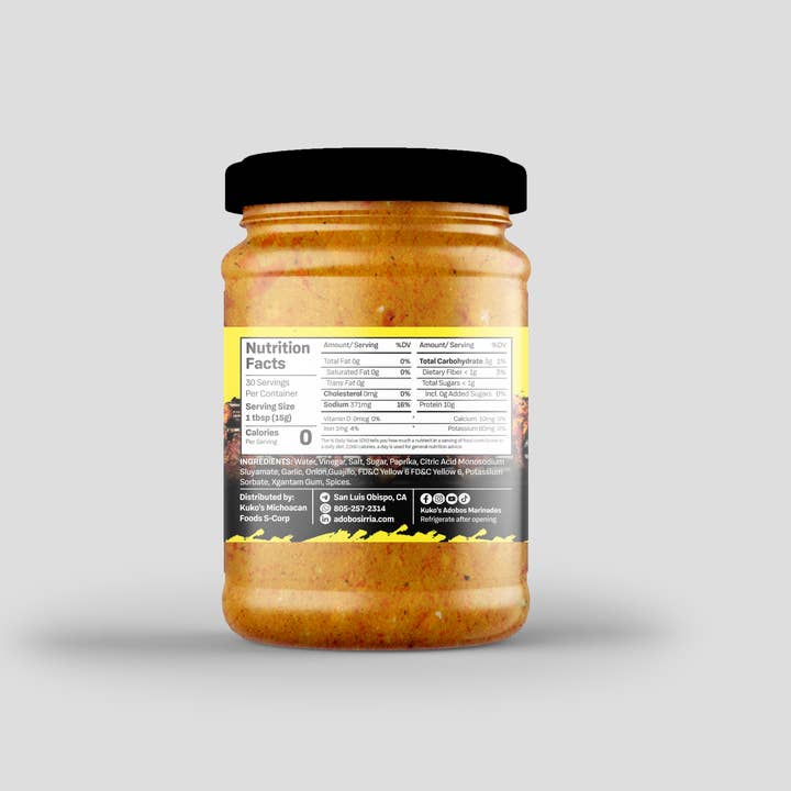 Kuko's adobos marinade sauce and seasoning - Wholesale Marinade - POLLO ASADO AMARILLO MARINADE1