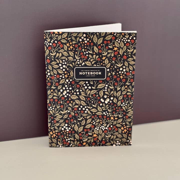 Taccuino a righe - Prati al chiaro di luna per la vendita all'ingrosso da parte di The Fabled Creative Co.