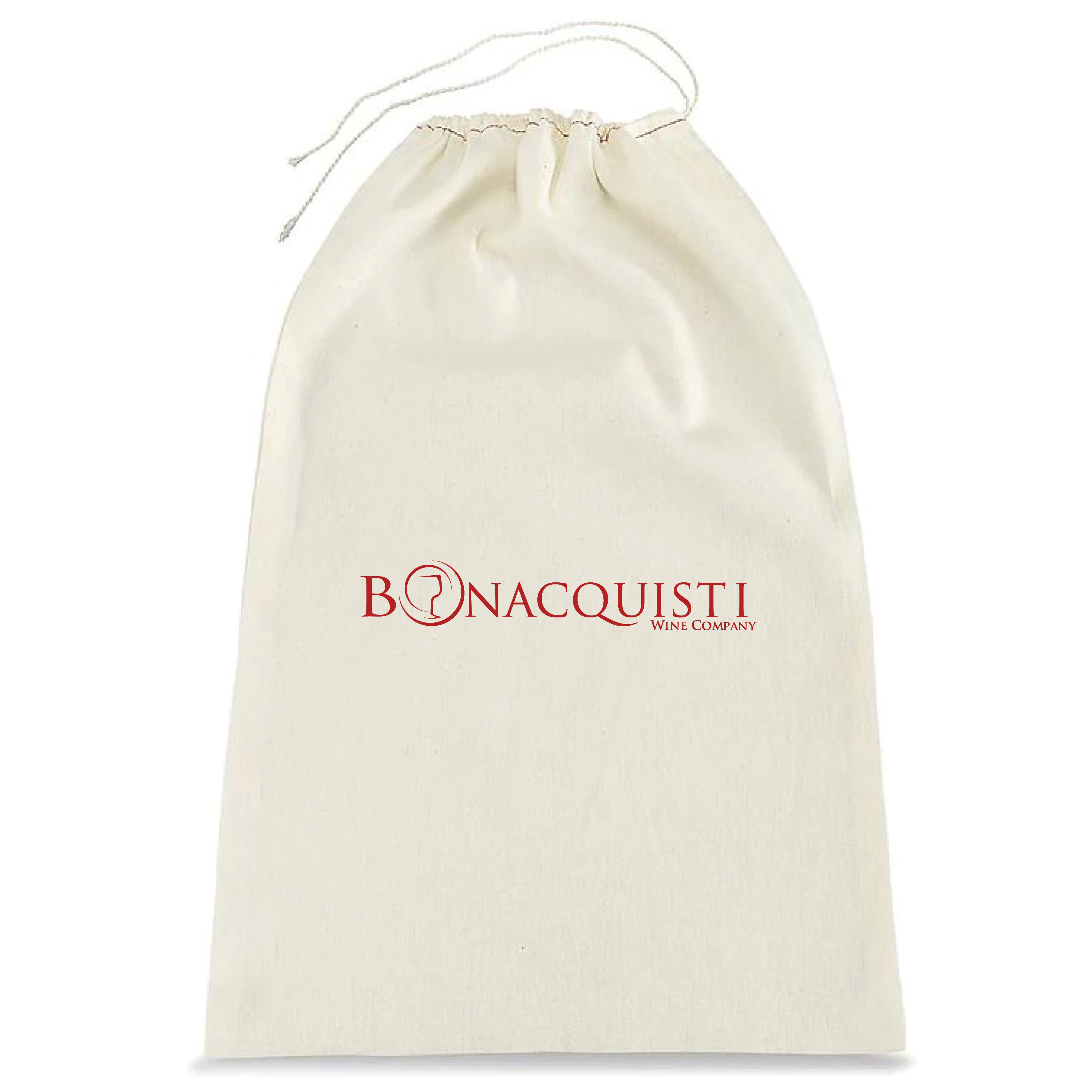 Idea Chic - Wholesale Gift Bag - Custom Printed Muslin Fabric Bags for Your Store 8¨ x 12¨1