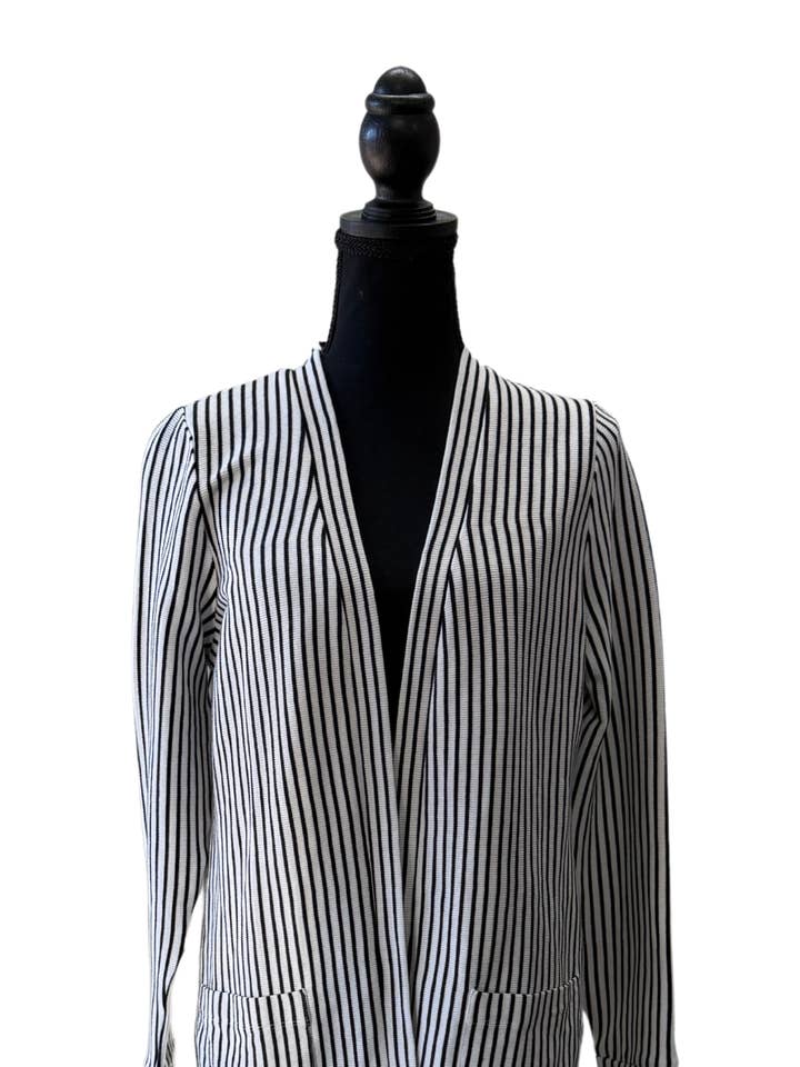 TK6 The Simple Cardigan in Black* for wholesale by Tulip Clothing