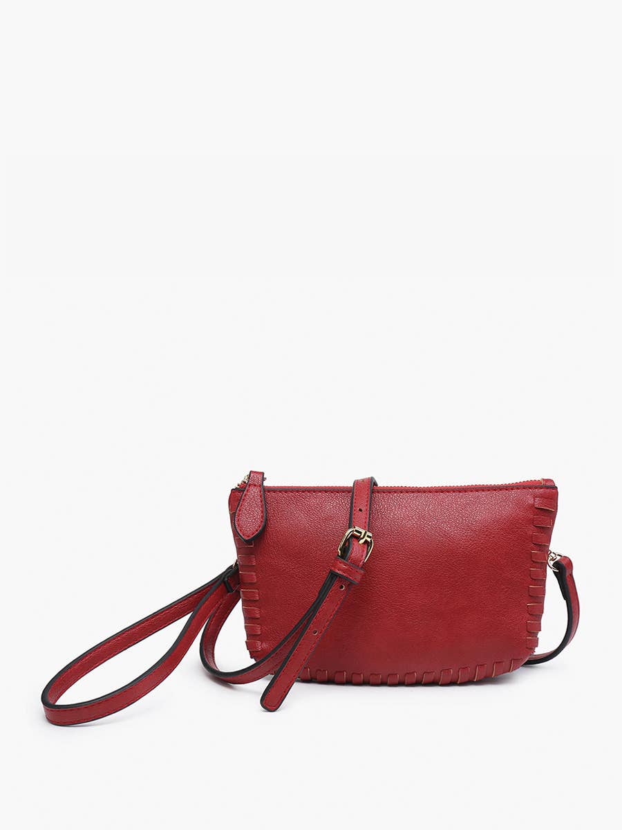 Jen & Co. - Vente Sac à bandoulière – femme - Sac à bandoulière Bonnie à double compartiment M2397 Whipstitch11