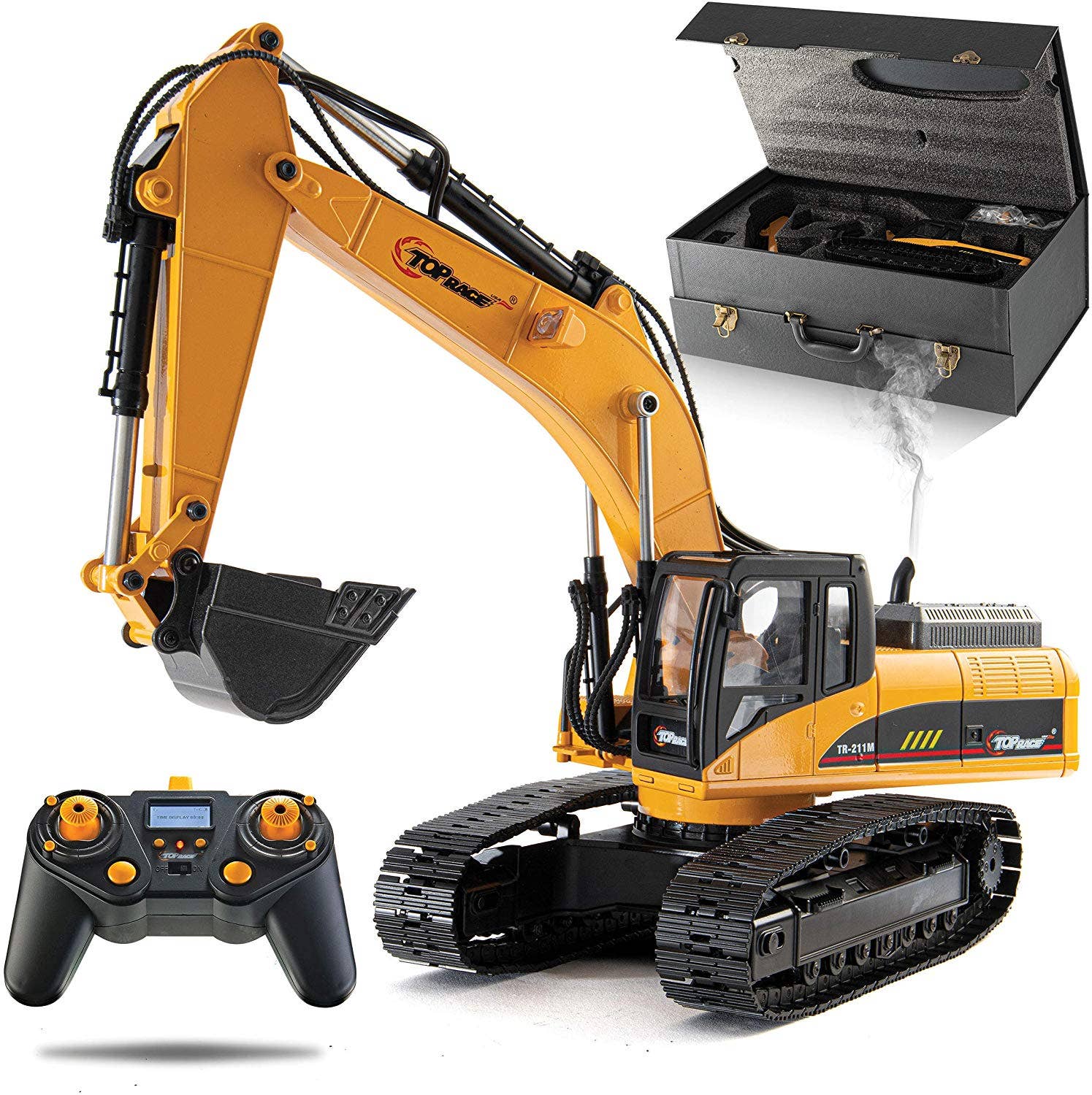 large remote control excavator