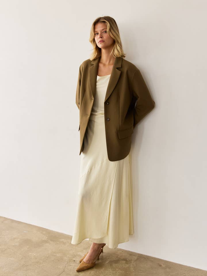 All Row - Wholesale Blazer - Women's - The Sally Jacket | Oversized Layered Blazer2