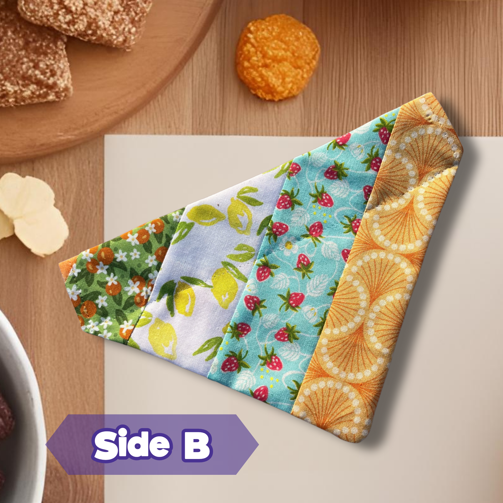 Pup Snack Pack - Wholesale Pet Bandana - Dog - Quilted Over the Collar Dog Bandana4