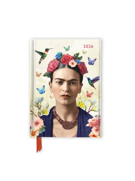 Flame Tree Gift – wholesale Planner – Frida Kahlo: Life of an Icon 2026 Luxury Pocket Diary Planne