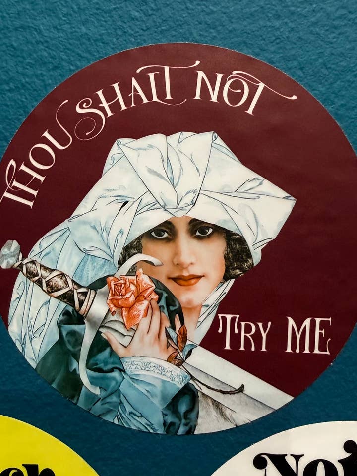 Try Me Sticker for wholesale by The Twentieth