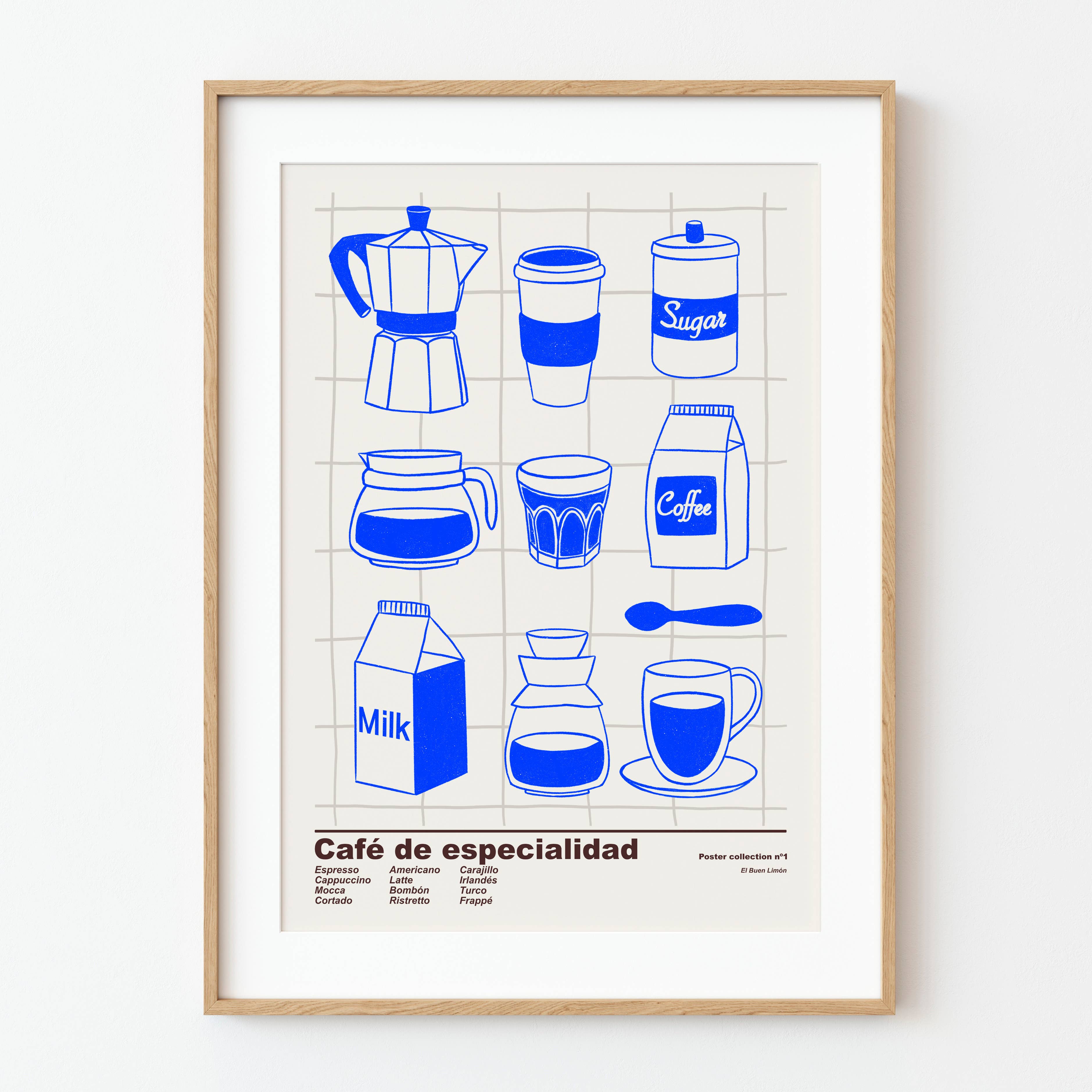 El buen limón - Venta al por mayor Ilustración - Lámina artística «Café de especialidad»1