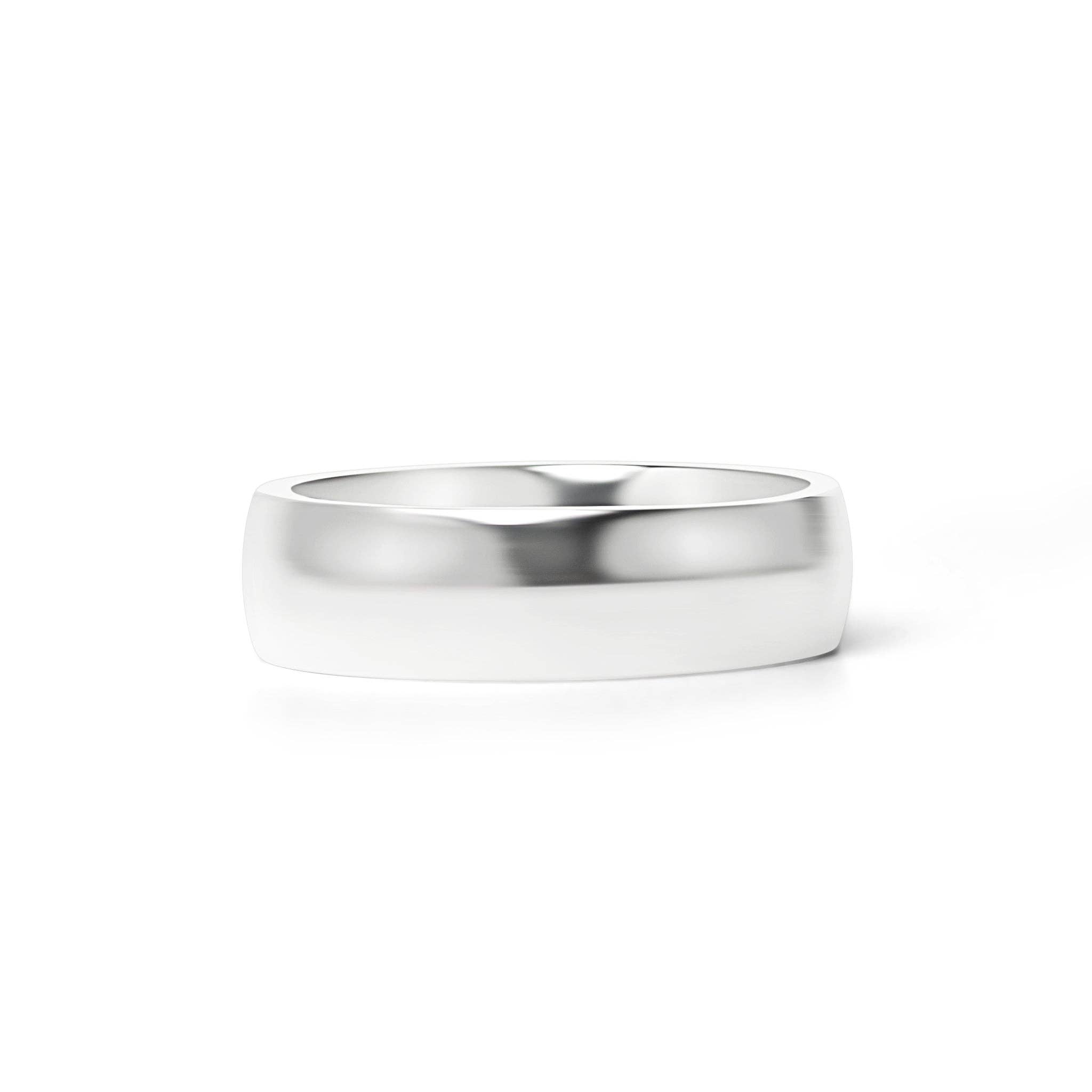WJW - Wholesale Band/Stacked Ring - Highly Polished Rounded Stainless Steel Blank Ring 2mm - 6mm11