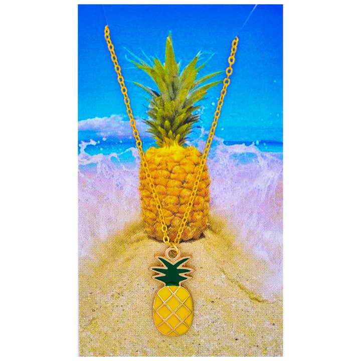 Paradise Pineapple Necklace for wholesale by PARADISE BEACH COMPANY