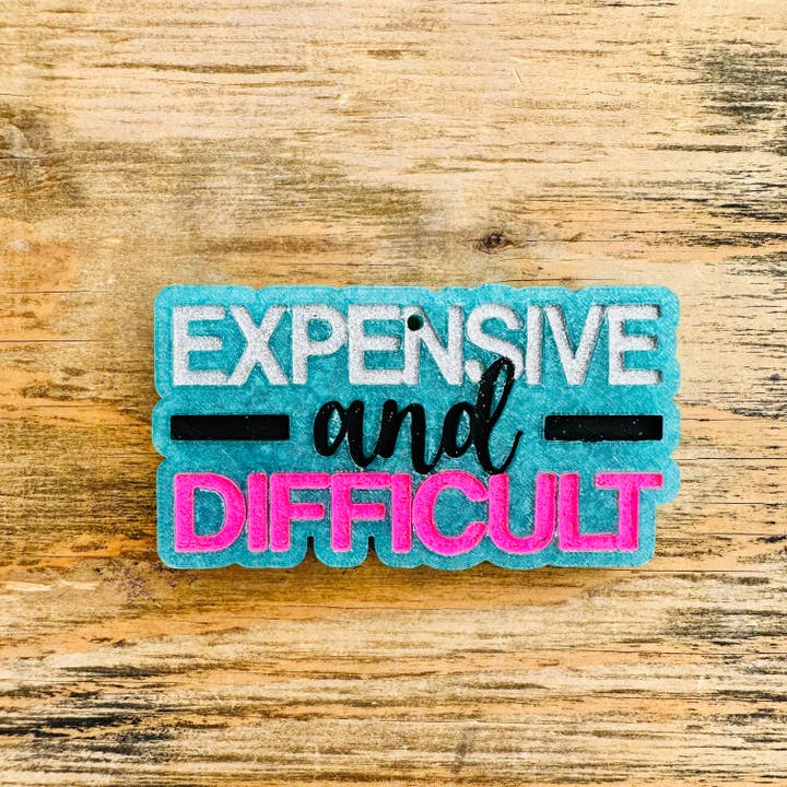 “Expensive & Difficult” Car Freshie “Expensive & Difficult” Car Freshie