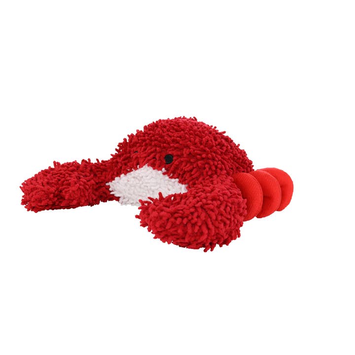Mighty Microfiber Ball Med Crab Red, Squeaky Dog Toy for wholesale by Tuffy Dog Toys - VIP Products
