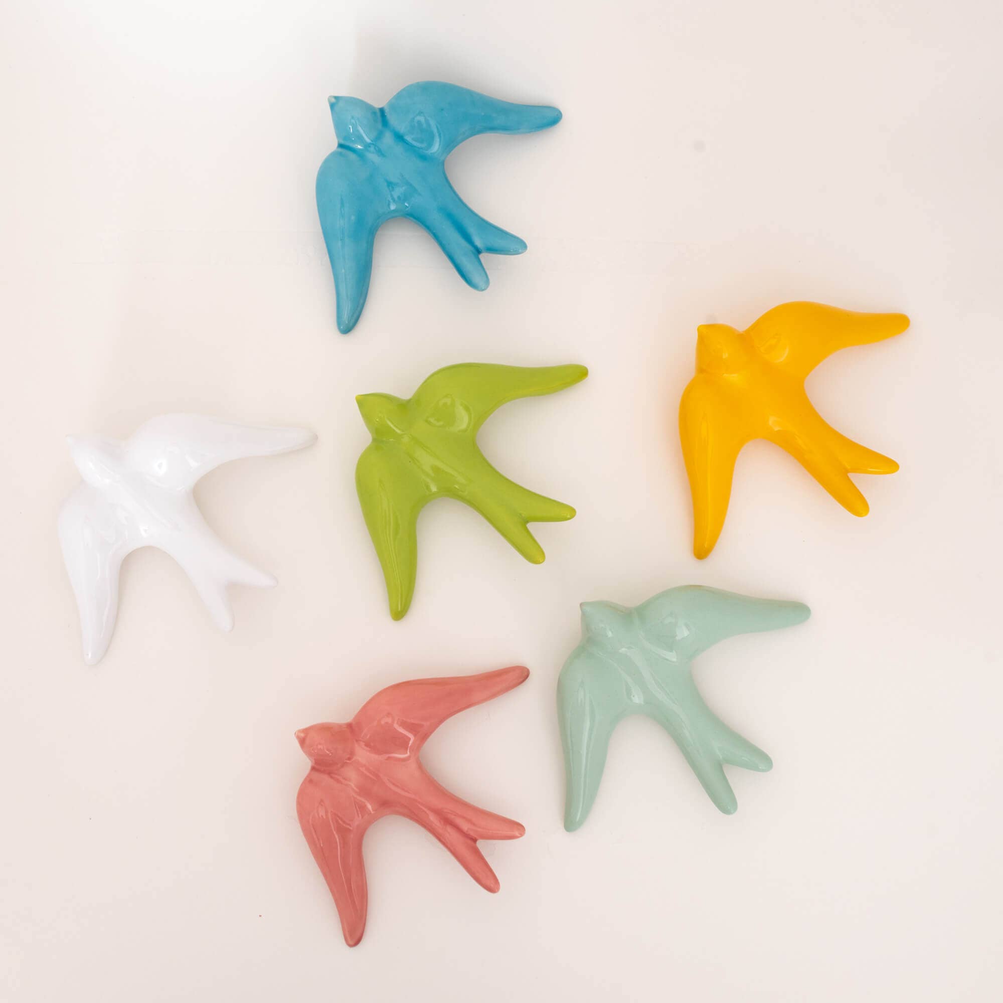 Vasos Quadrados by EM - Wholesale Wall Accent - CERAMIC SWALLOW18