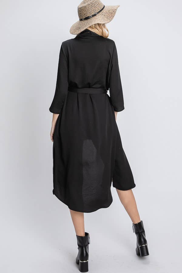 JADE BY JANE - Wholesale Jacket - Women's - DRAPED FRONT LONG BODY  JACKET15