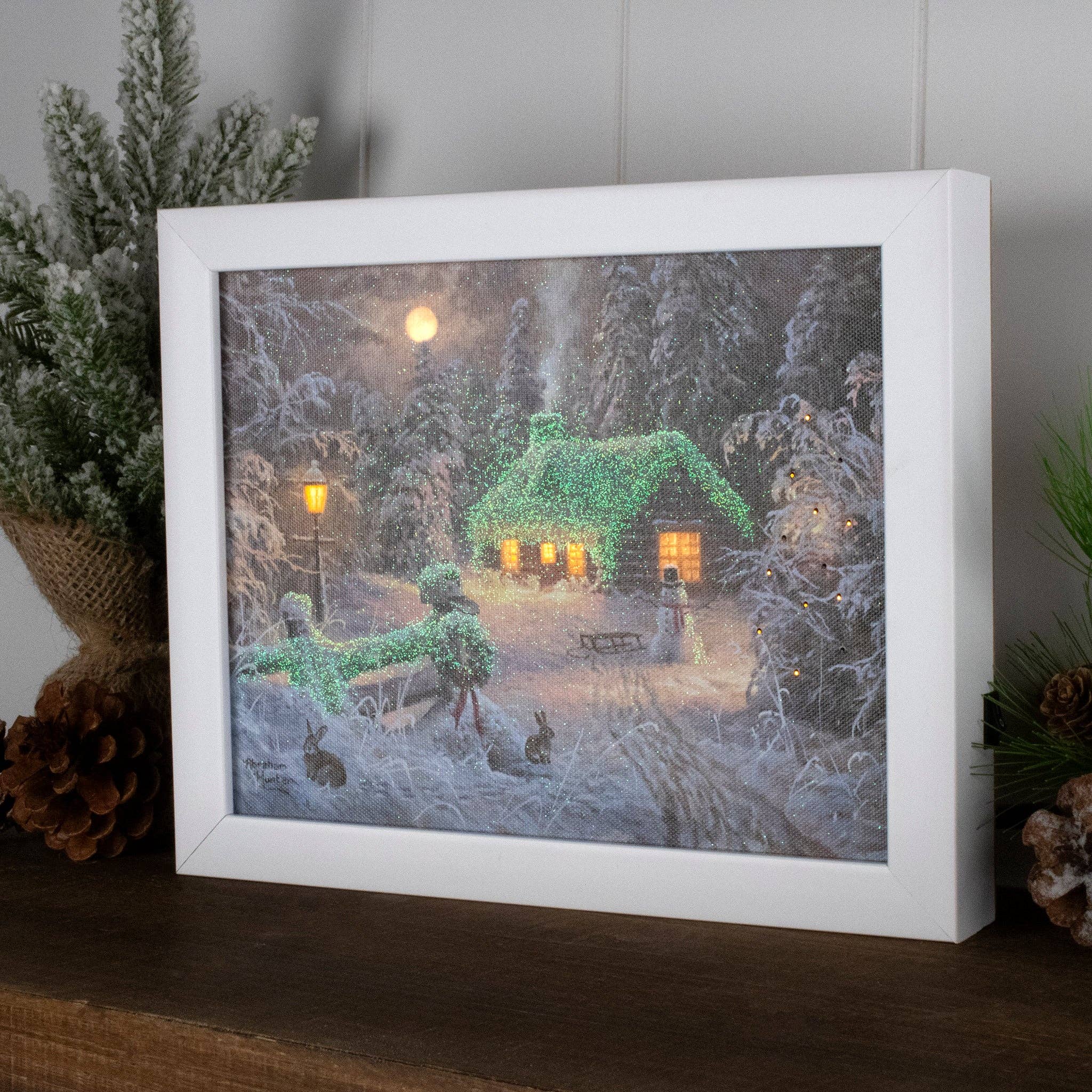 Glow Decor - Wholesale Christmas Decoration - Holiday Home Lighted Shadow Box1