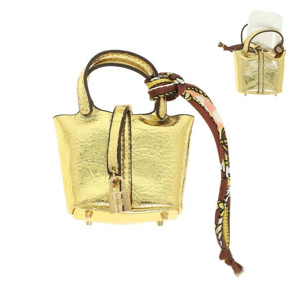 anbfashion - Wholesale Keychain - Unisex - Mini Leather Purse Earbud Case KBAG12471