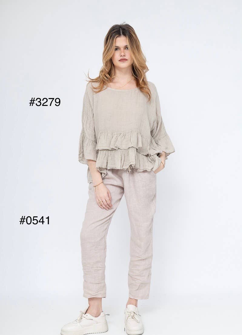 LINEN & COTTON HOUSE – Engroshandel Tunika - Dame – LINNED TUNIKA 327913